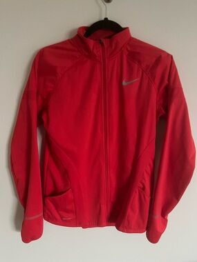 Nike Red Dri-FIT Zip Hoodie
